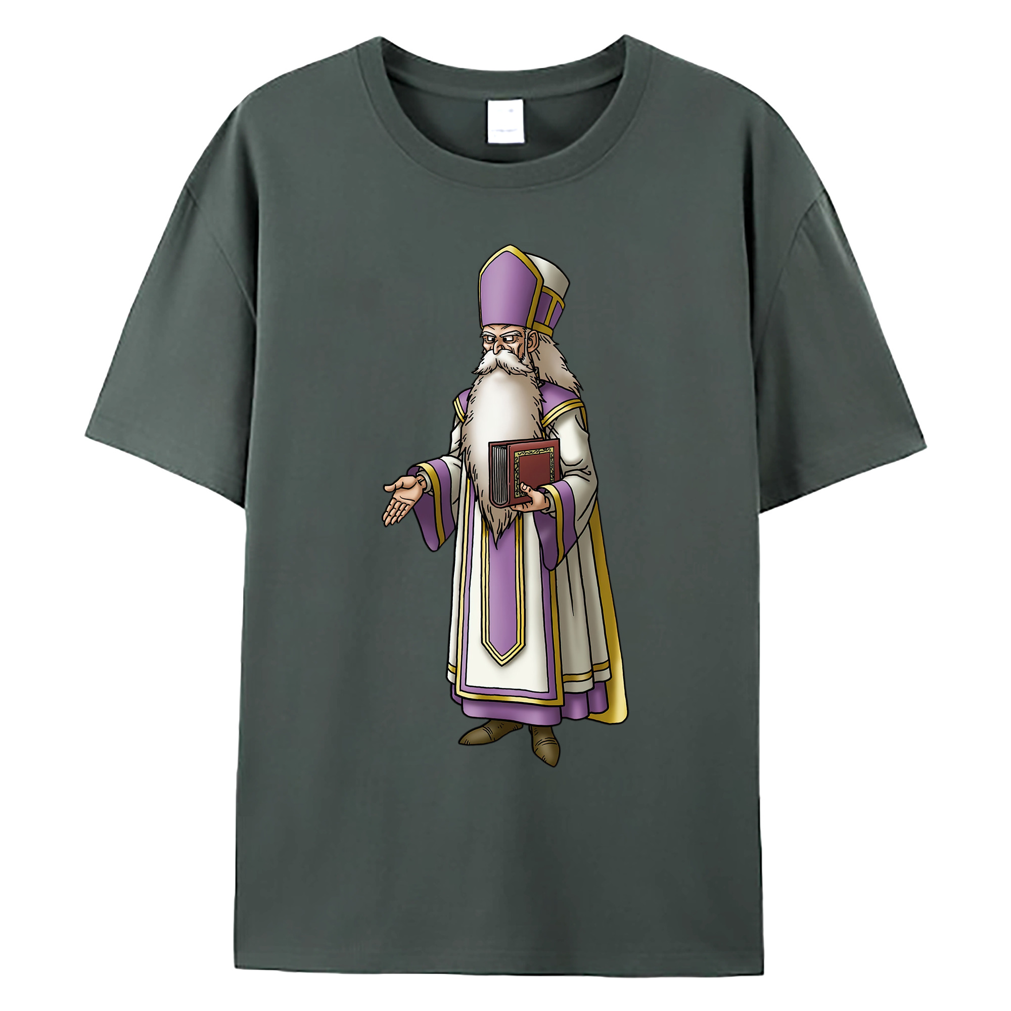 （画像用） ドラゴンクエスト Doragon Kuesuto Dragon Quest 綿100％ メンズ半袖Tシャツ｜肌触りやわらか＆通気性